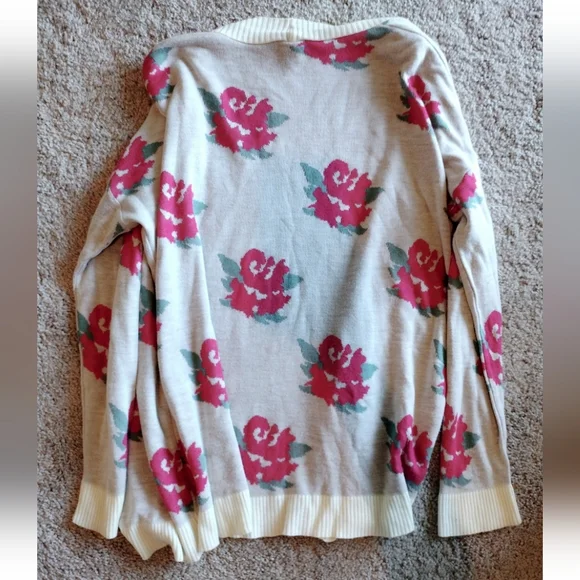 Windsor Floral Cardigan Size L - Picture 7 of 13